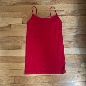 Red Spaghetti Strap tank